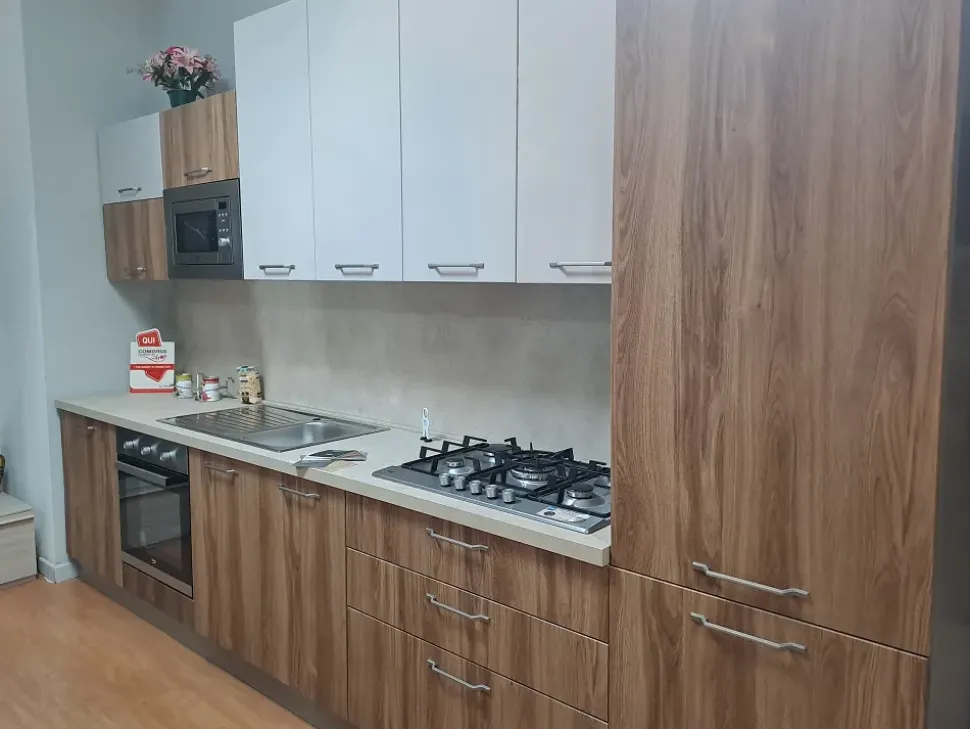 Cucina tortora moderna lineare Net cucine C1