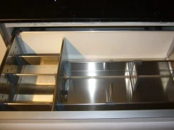 Cucina tortora moderna lineare Twin Del tongo scontata