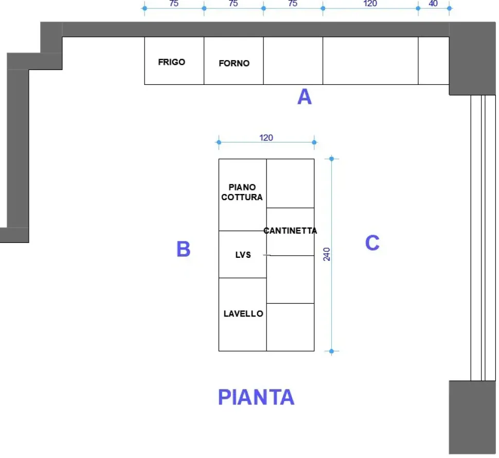 Cucina Twenty design di Astra in Offerta Outlet -45%