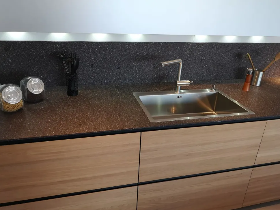 CUCINA Valcucine Artematica noce tattile PREZZO OUTLET scontata 60%