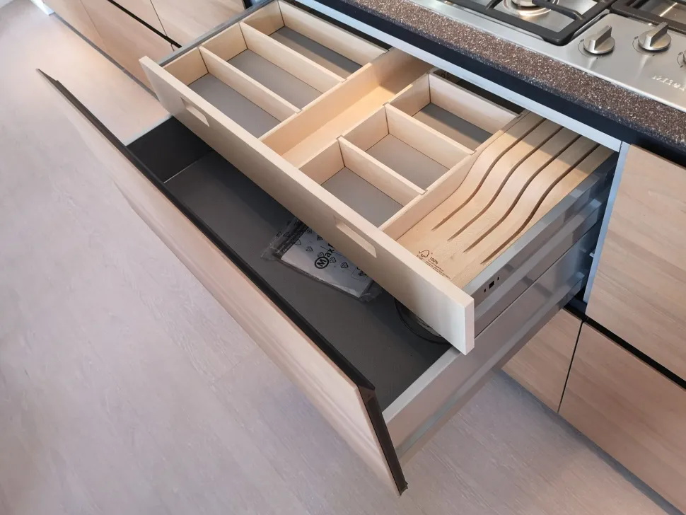 CUCINA Valcucine Artematica noce tattile PREZZO OUTLET scontata 60%