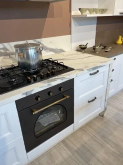 Cucina Venezia classica bianca ad angolo Forma 2000