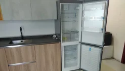 Cucina Venezia moderna rovere chiaro ad angolo Giannei