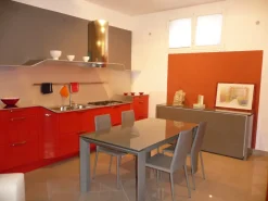 Cucina Venus design rossa ad isola Snaidero