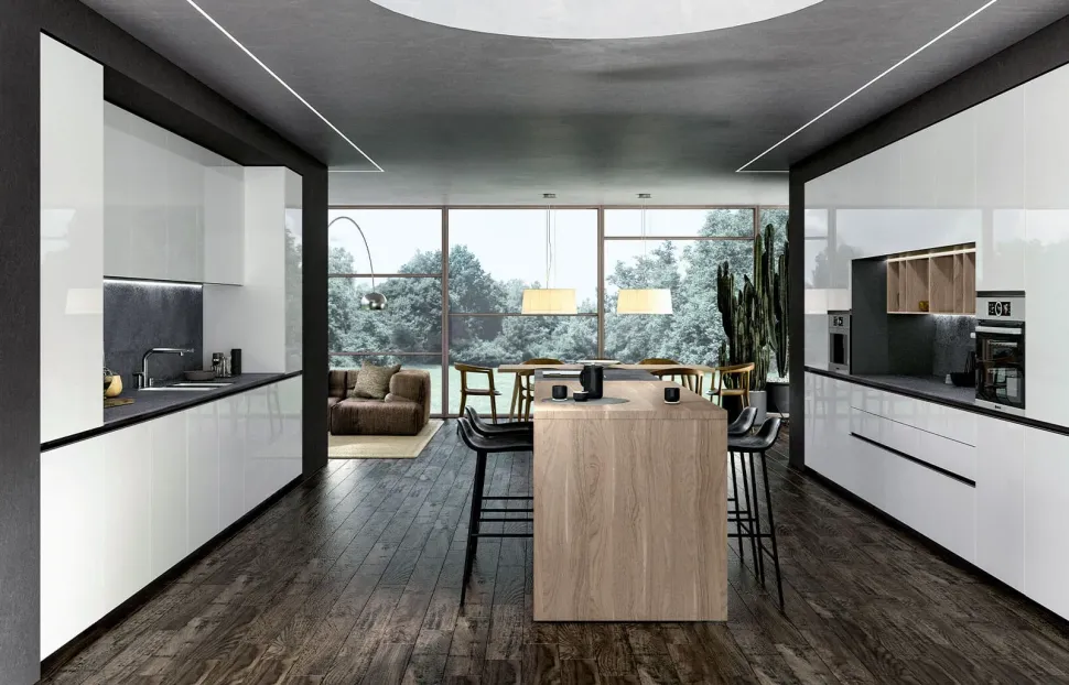 Cucina Vivere italia 08 lineare Spagnol cucine con un ribasso imperdibile