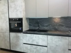 Cucina Voque  moderna tortora ad angolo Atra