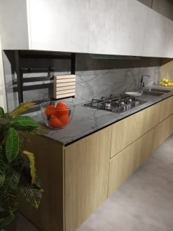 Cucina Xl rovere slavonia ad angolo Gm cucine con un ribasso imperdibile