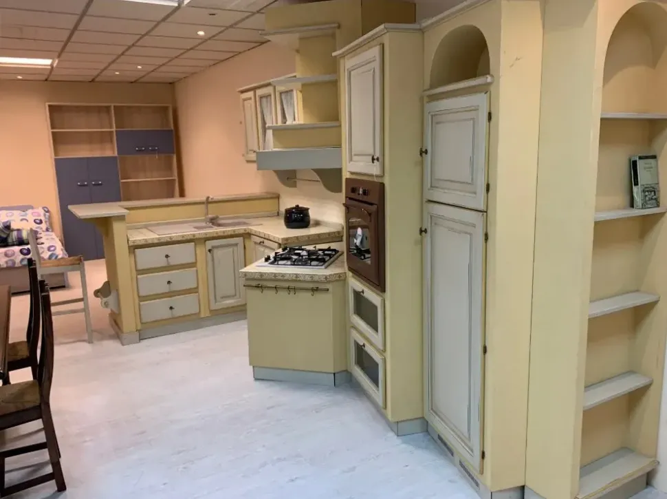 Cucina Zappalorto classica ad angolo altri colori in legno Savina