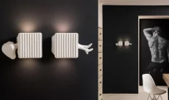 Da parete applique Binarell applique Karman a prezzo Outlet