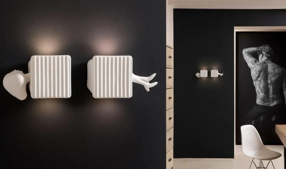 Da parete applique Binarell applique Karman a prezzo Outlet