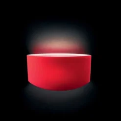 Da parete applique in vetro Link micro rosso Leucos a prezzo Outlet