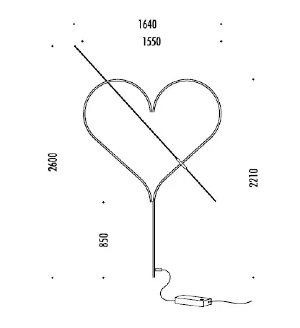 Da parete applique Rail Davide groppi a prezzo Outlet