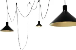 Da soffitto plafoniera Mogg Cerberina Nero in offerta