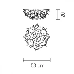 Da soffitto plafoniera Slamp con SCONTO IMPERDIBILE