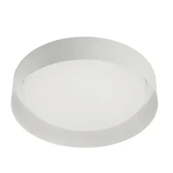 Da soffitto plafoniera stile Moderna Crew_2 bianca plafoniera led 21w Linea light scontato
