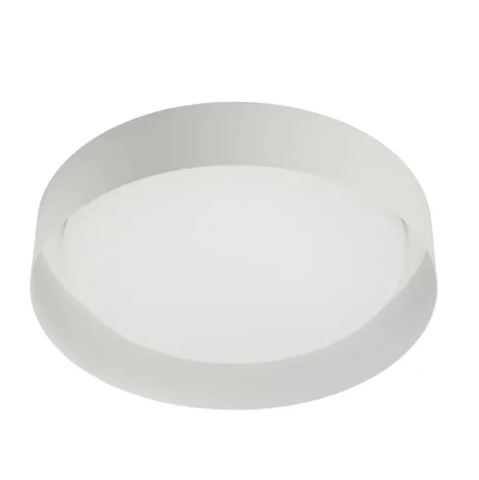 Da soffitto plafoniera stile Moderna Crew_2 bianca plafoniera led 21w Linea light scontato