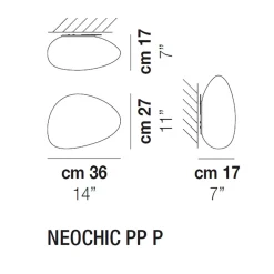 Da soffitto plafoniera stile Moderna Neochic ppp plafoniera in vetro soffiato Vistosi a prezzi convenienti