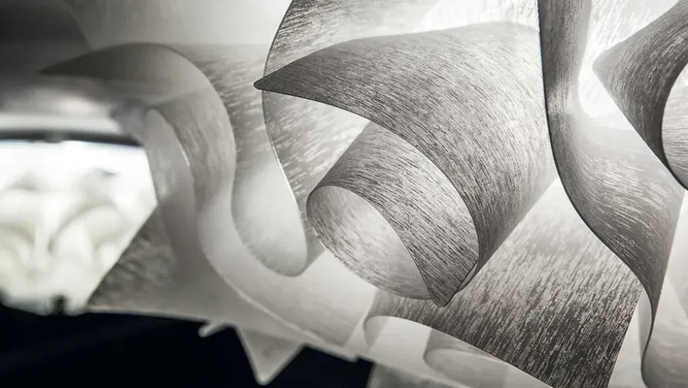 Da soffitto plafoniera stile Moderna Veli mini couture plafoniera Slamp in saldo