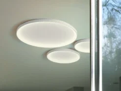 Da soffitto plafoniera stile Moderna Krizia p/m plafoniera led 38w  gea luce Collezione esclusiva in saldo