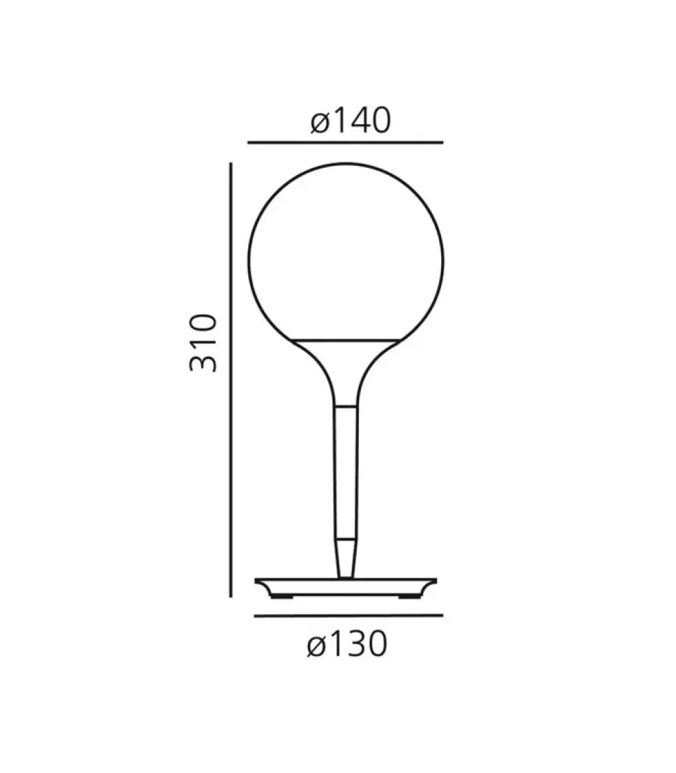 Da tavolo Castore 14 artemide lampada da tavolo Collezione esclusiva con un ribasso esclusivo