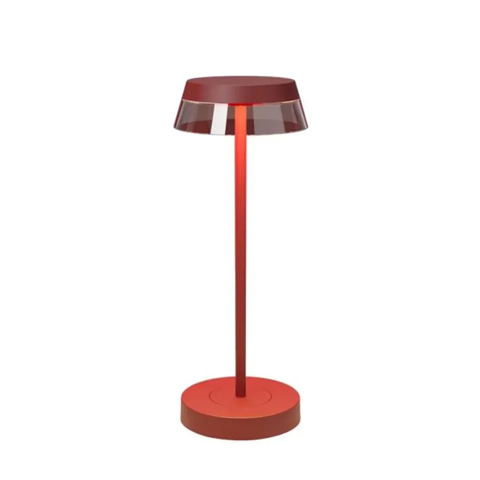 Da tavolo Collezione esclusiva Iluna rossa led stile Moderna a prezzi convenienti