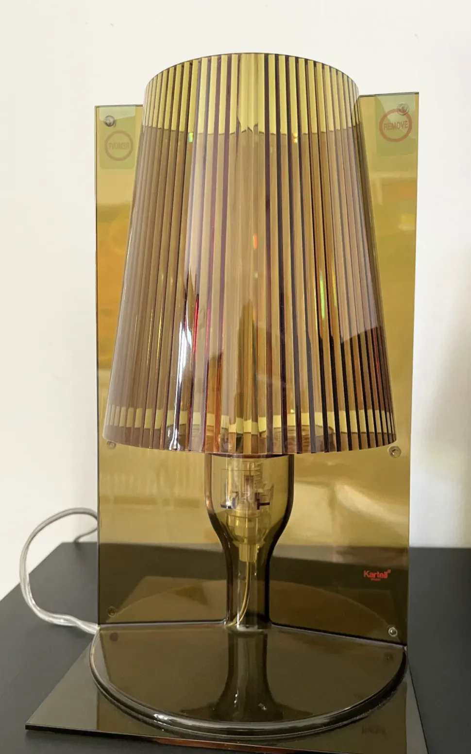 Da tavolo in plastica Take Kartell in Offerta Outlet