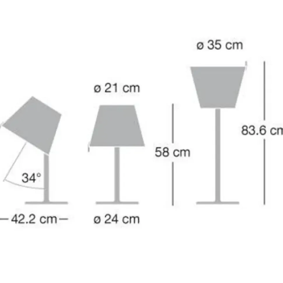 Da tavolo Melampo tavolo grigio artemide Artemide in Offerta Outlet