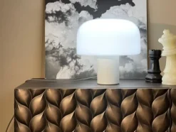 Da tavolo stile Design Bellhop glass t Flos in offerta outlet