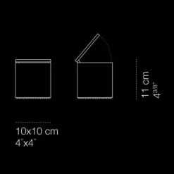 Da tavolo stile Moderna Cuboluce rosso Cini&nils a prezzi convenienti