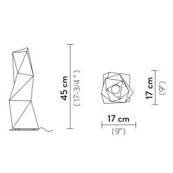 Da tavolo stile Moderna Diamond table small slamp Slamp scontato