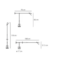 Da tavolo Tizio Artemide a prezzo Outlet