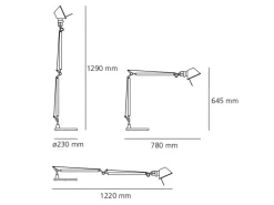 Da tavolo Tolomeo Artemide a prezzo Outlet