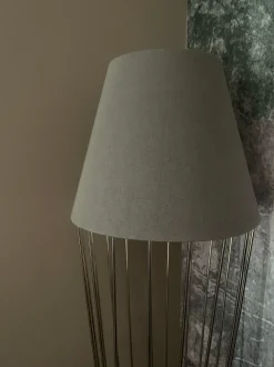 Da terra Cantori Sofia piantana alta paralume corto Oro a prezzi outlet