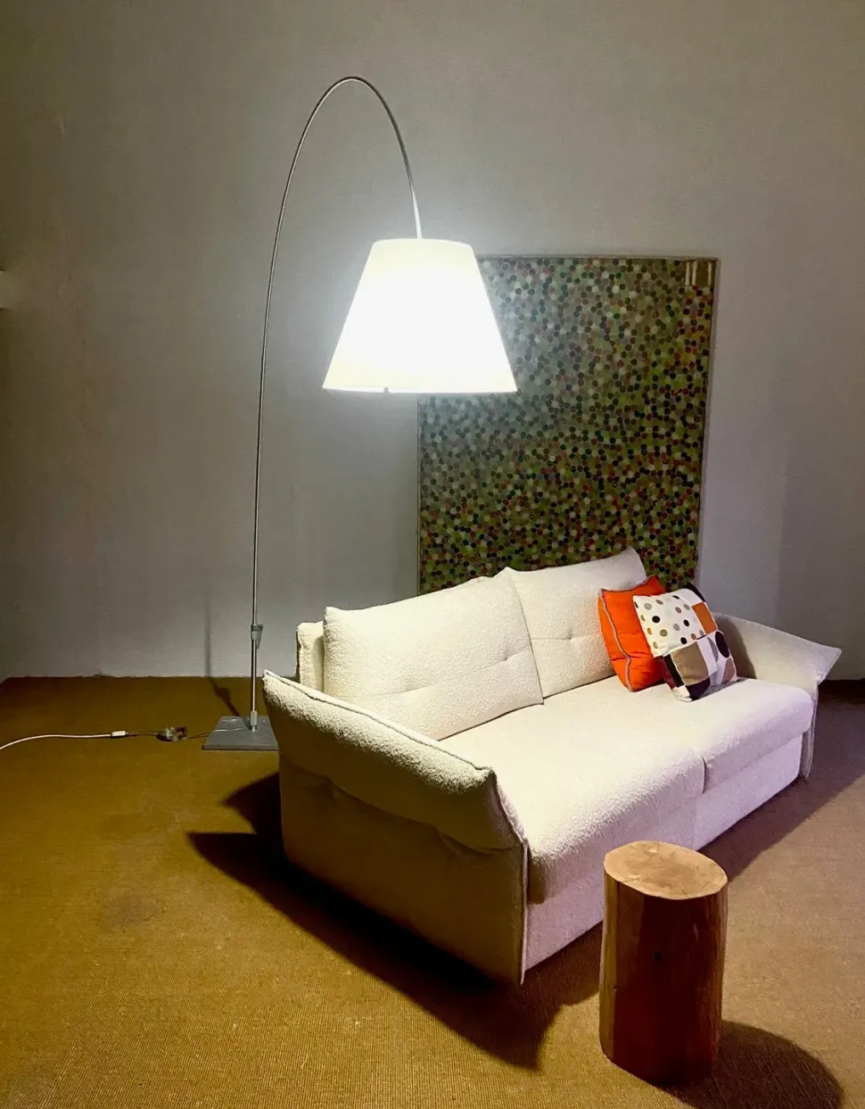 Da terra in metallo Costanza lady lampada da terra Luceplan in Offerta Outlet