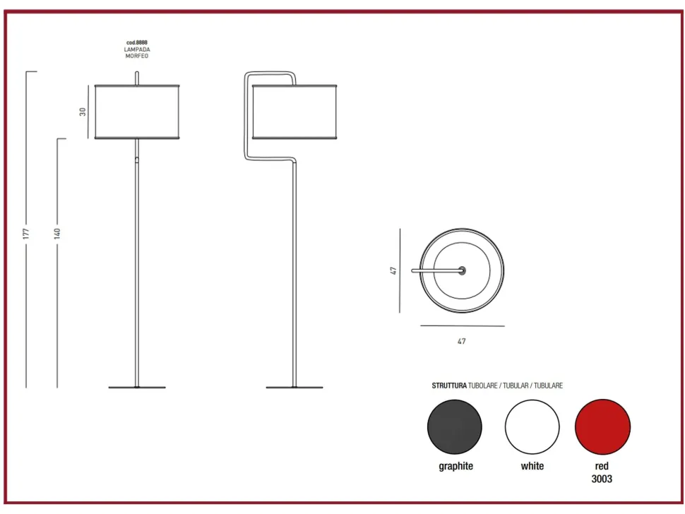 Da terra in metallo Morfeo Egoitaliano a prezzo Outlet