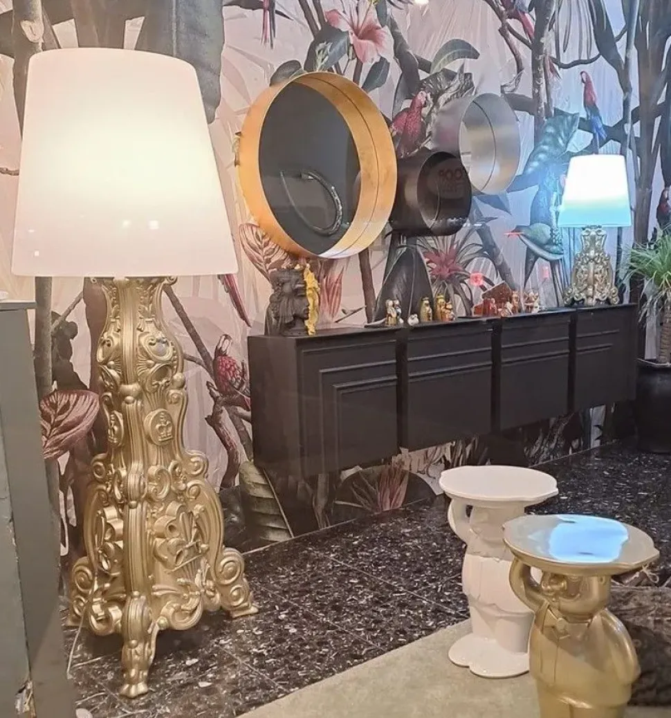 Da terra stile Design Madame of love gold Slide a prezzi outlet