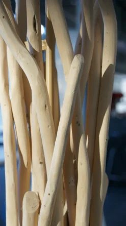 Da terra stile Etnico Lampada a piantana drift wood Ideal lux in saldo