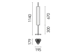 Da terra stile Moderna Emi floor Flos scontato