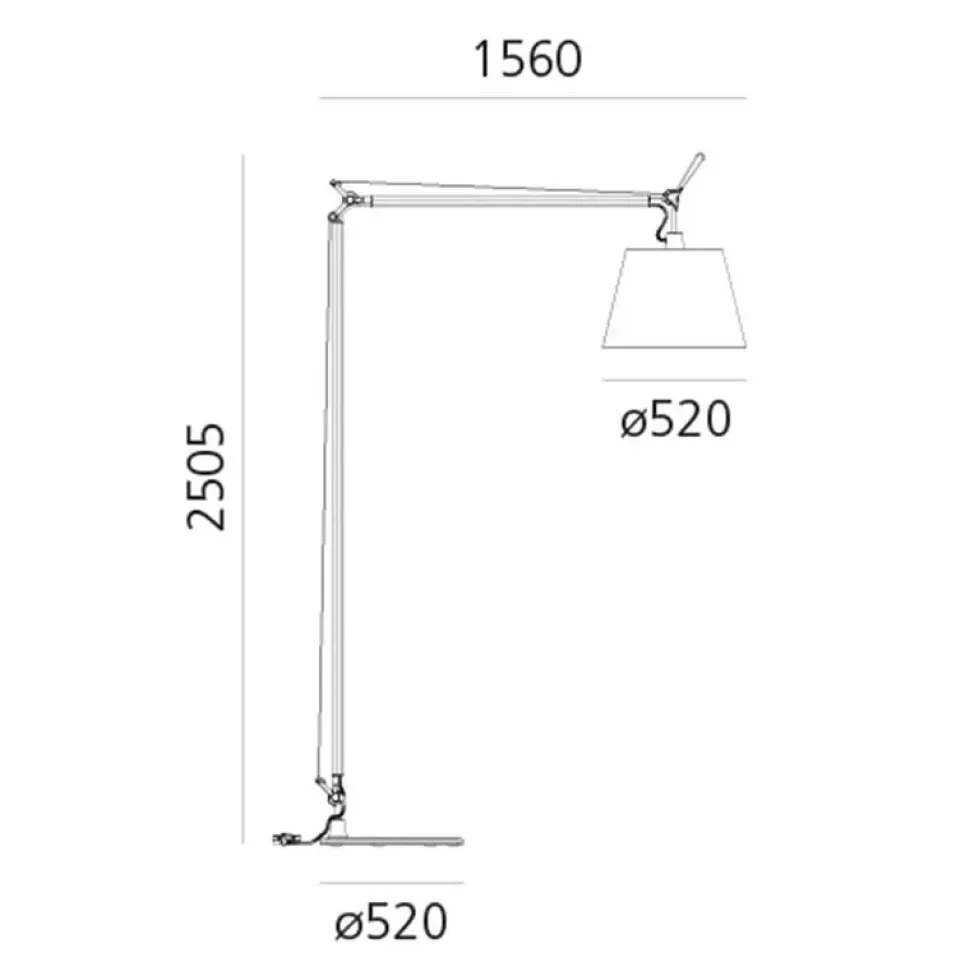Da terra Tolomeo terra maxi Artemide in Offerta Outlet