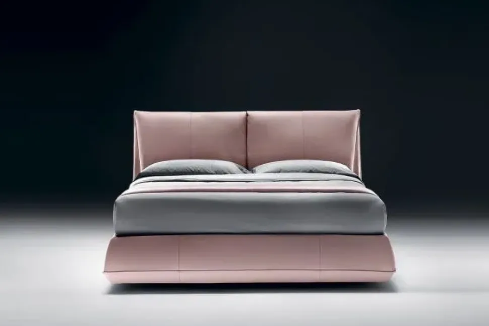 Design moderno Avenue h27 Bontempi: Letto matrimoniale a prezzo scontato.