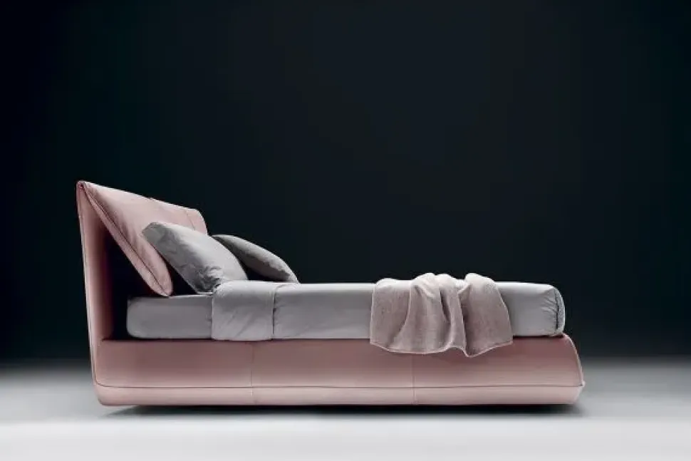 Design moderno Avenue h27 Bontempi: Letto matrimoniale a prezzo scontato.