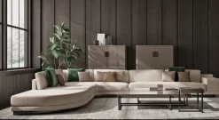 Divani letto con penisola Luxury italia divano  Md work a prezzo scontato