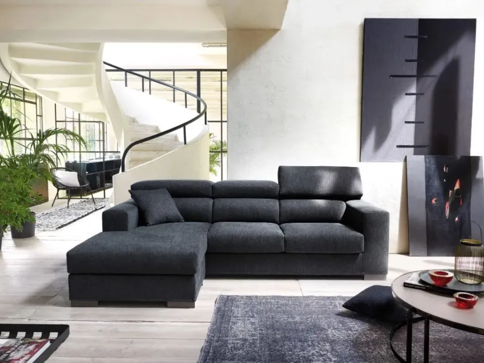 Divani letto con penisola Belfast Md work: SCONTO ESCLUSIVO