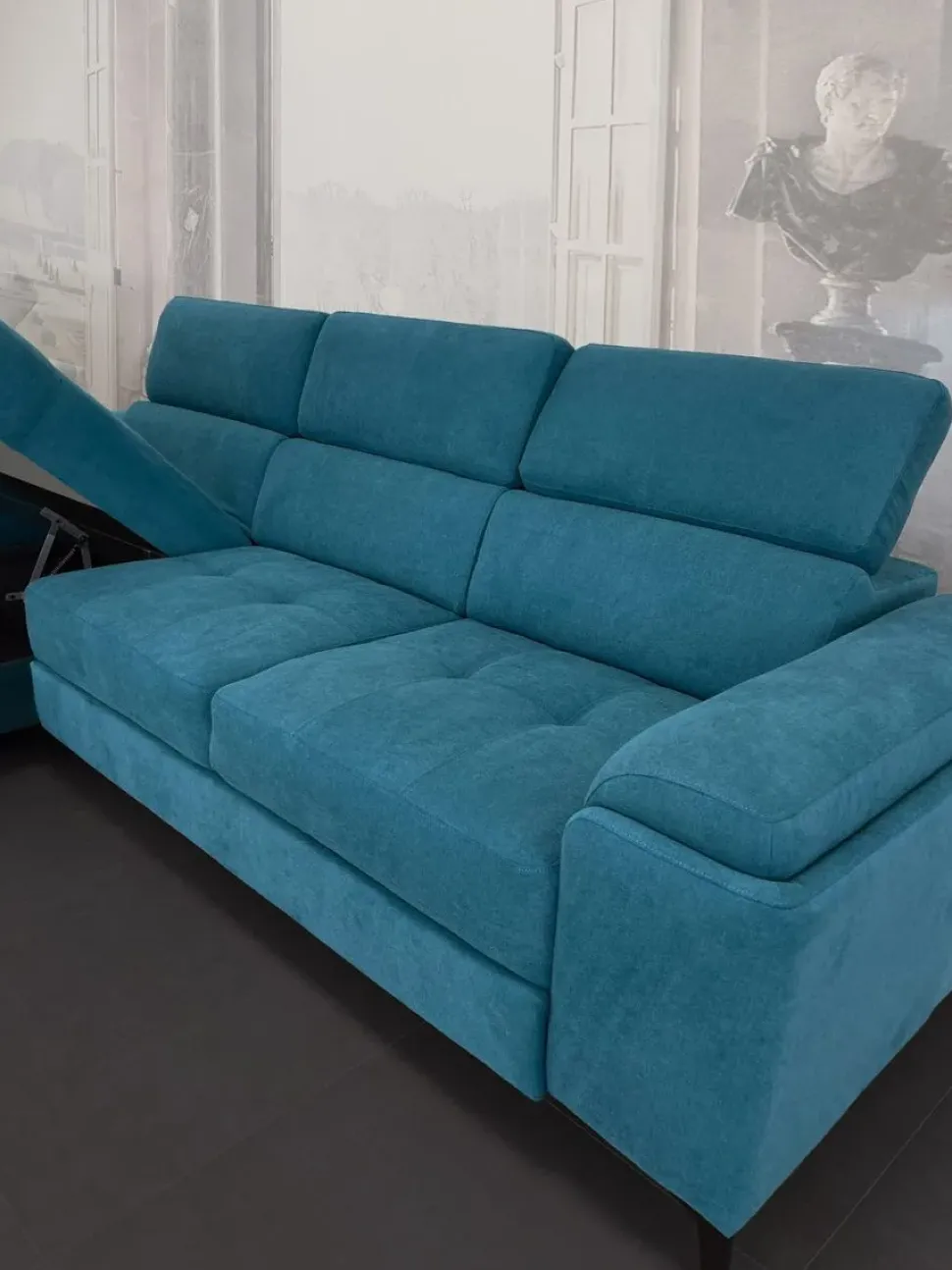 Divani letto con penisola Eros penisola Artigianale: SCONTO ESCLUSIVO