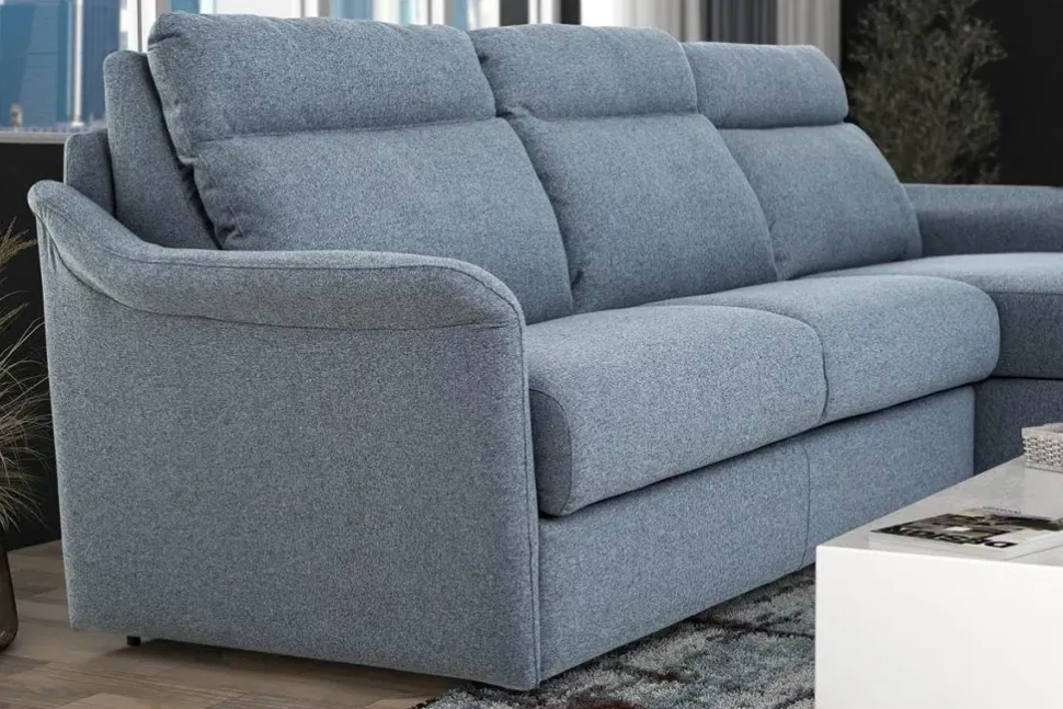 Divani letto con penisola Divano letto sidney con penisola contenitore Md work OFFERTA OUTLET