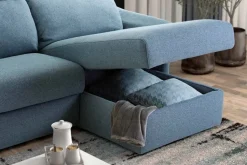 Divani letto con penisola Divano letto sidney con penisola contenitore Md work OFFERTA OUTLET