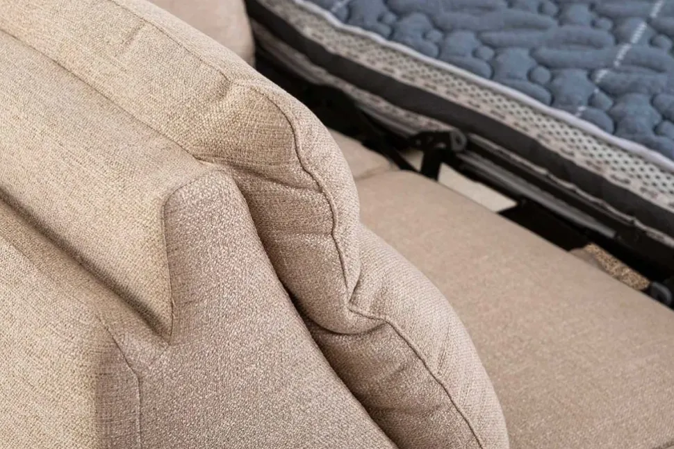 Divani letto con penisola Sidney maxi con pouf Md work OFFERTA OUTLET