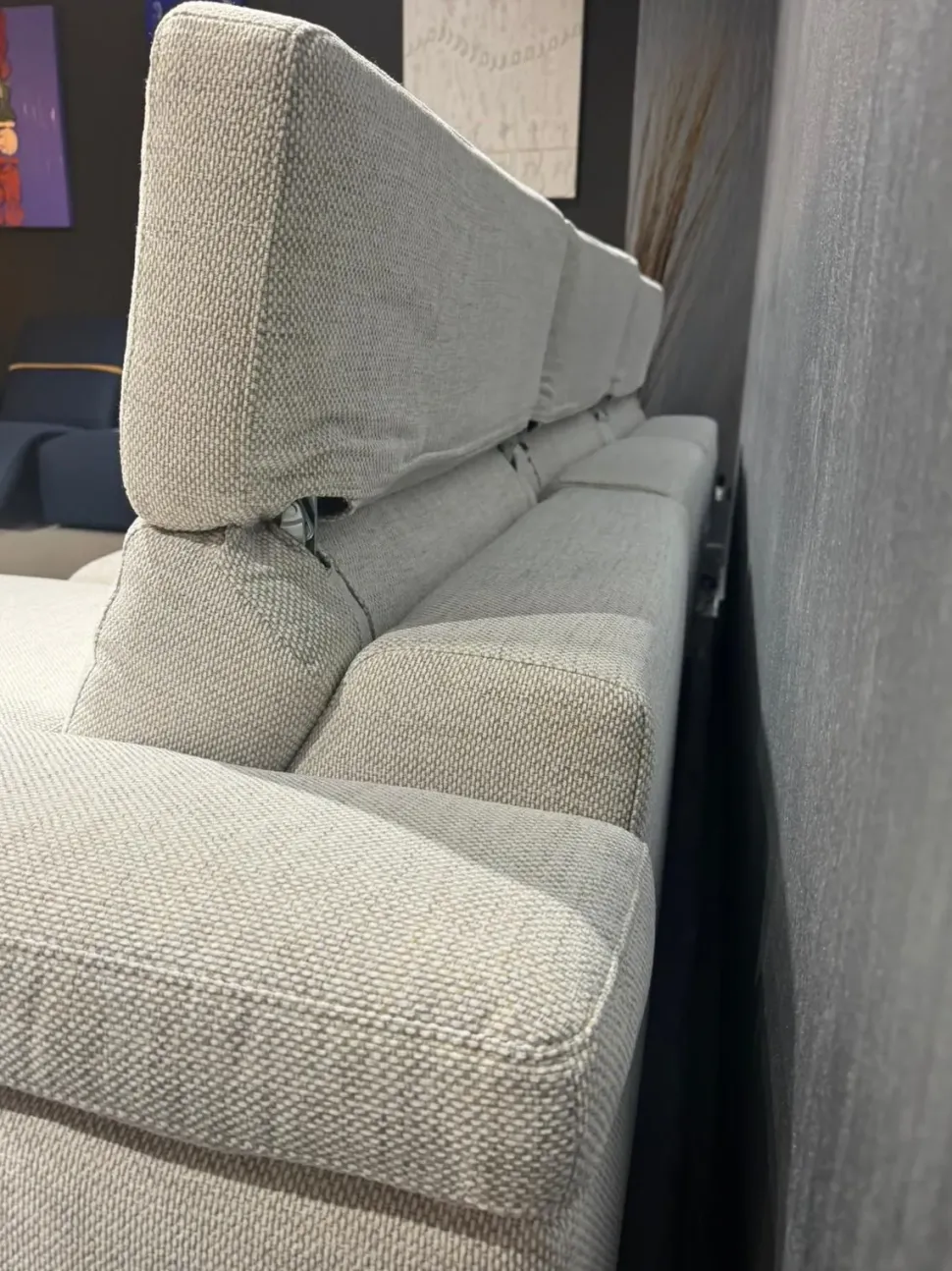 Divani letto con penisola in Tessuto Samoa a prezzo ribassato