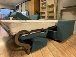 Divani letto con penisola in Tessuto Vitarelax a prezzo scontato