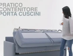 Divano * naxos tessuto in poliuretano  Le comfort in Offerta Outlet